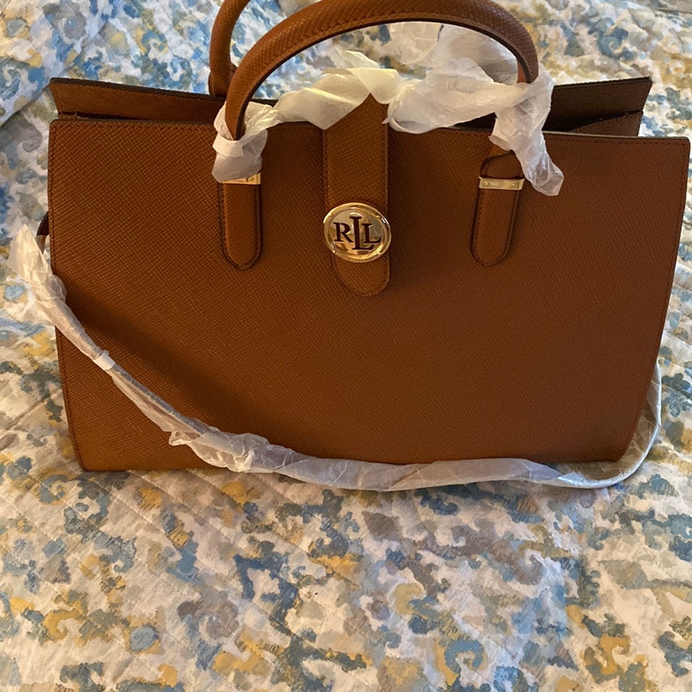 Womens Lauren Ralph Lauren Handbag/Briefcase Tan